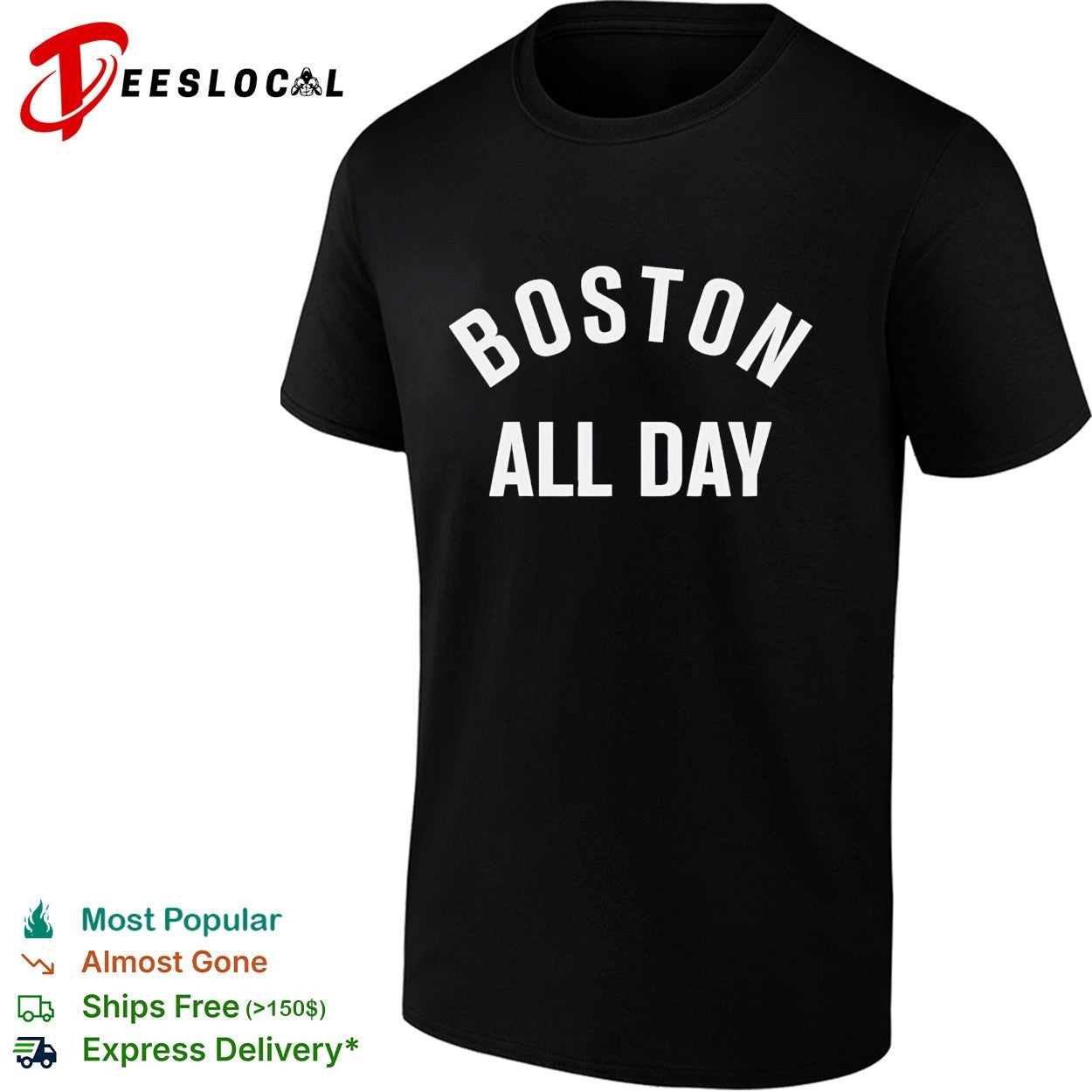 Boston Red Sox baseball all day shirt