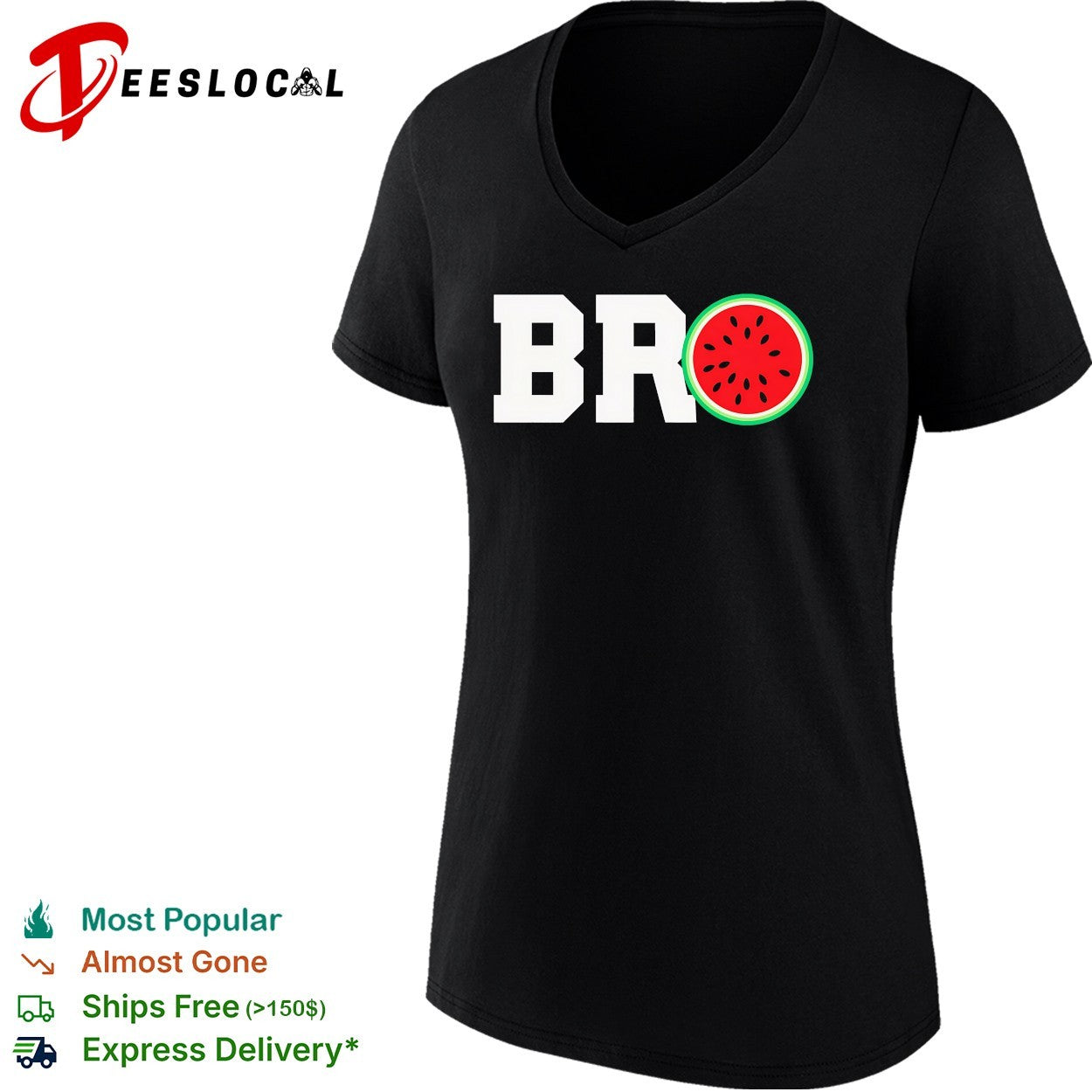 Bro watermelon slice shirt