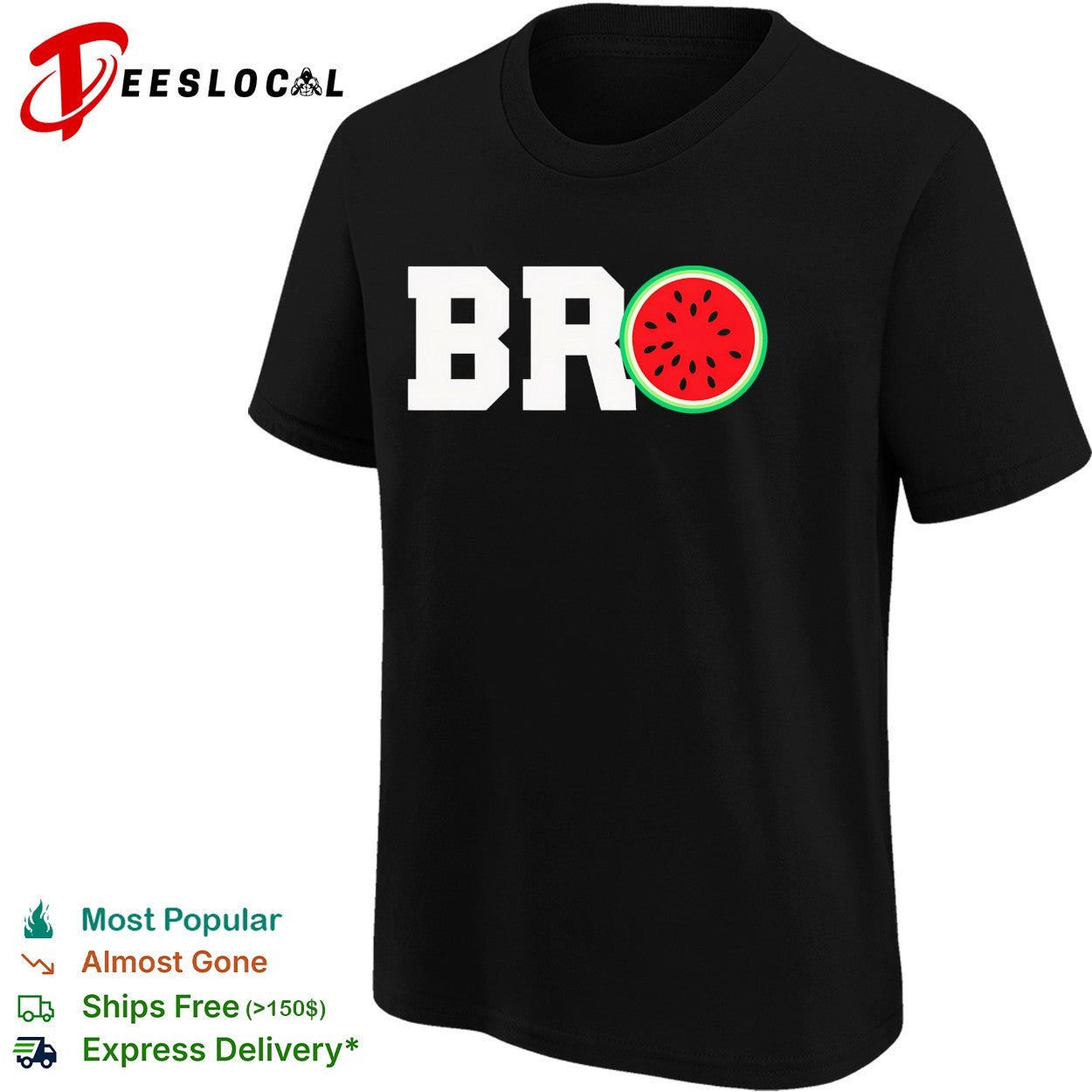 Bro watermelon slice shirt