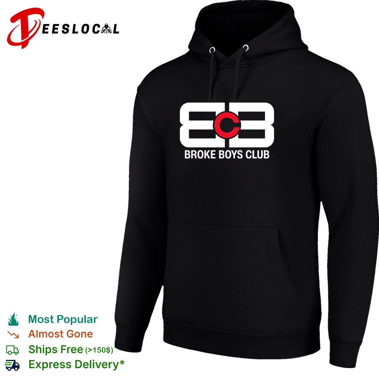 Broke Boys Club BBC logo parody shirt
