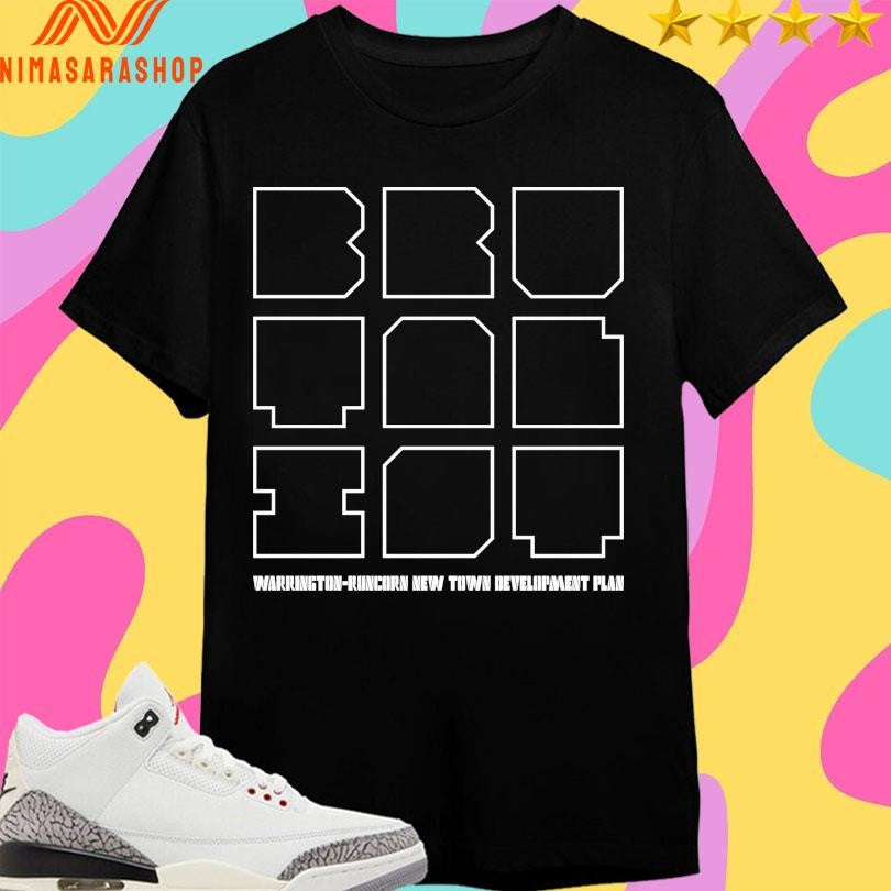 Brutalist Warrington-Runcorn New Town Development Plan Shirts