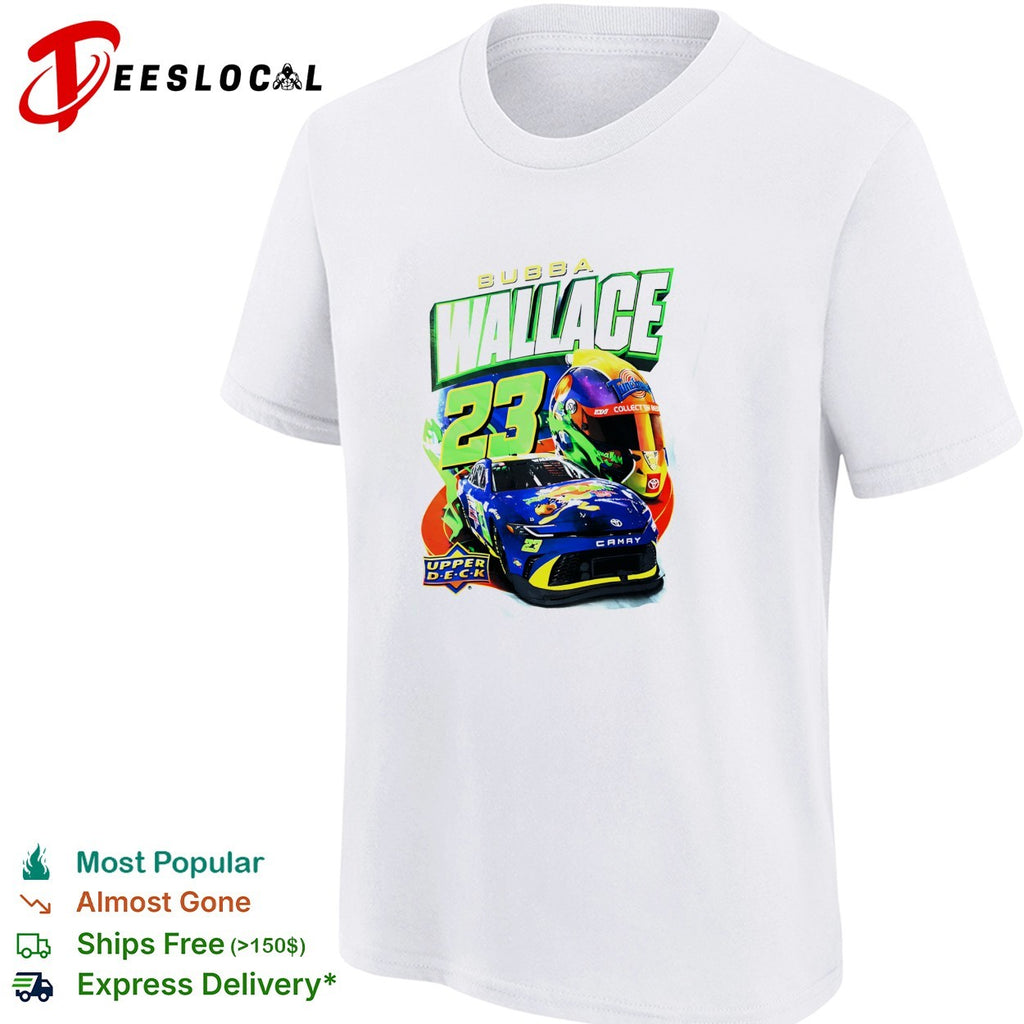 Bubba Wallace NASCAR number 23 Toyota Camry Upper Deck shirt