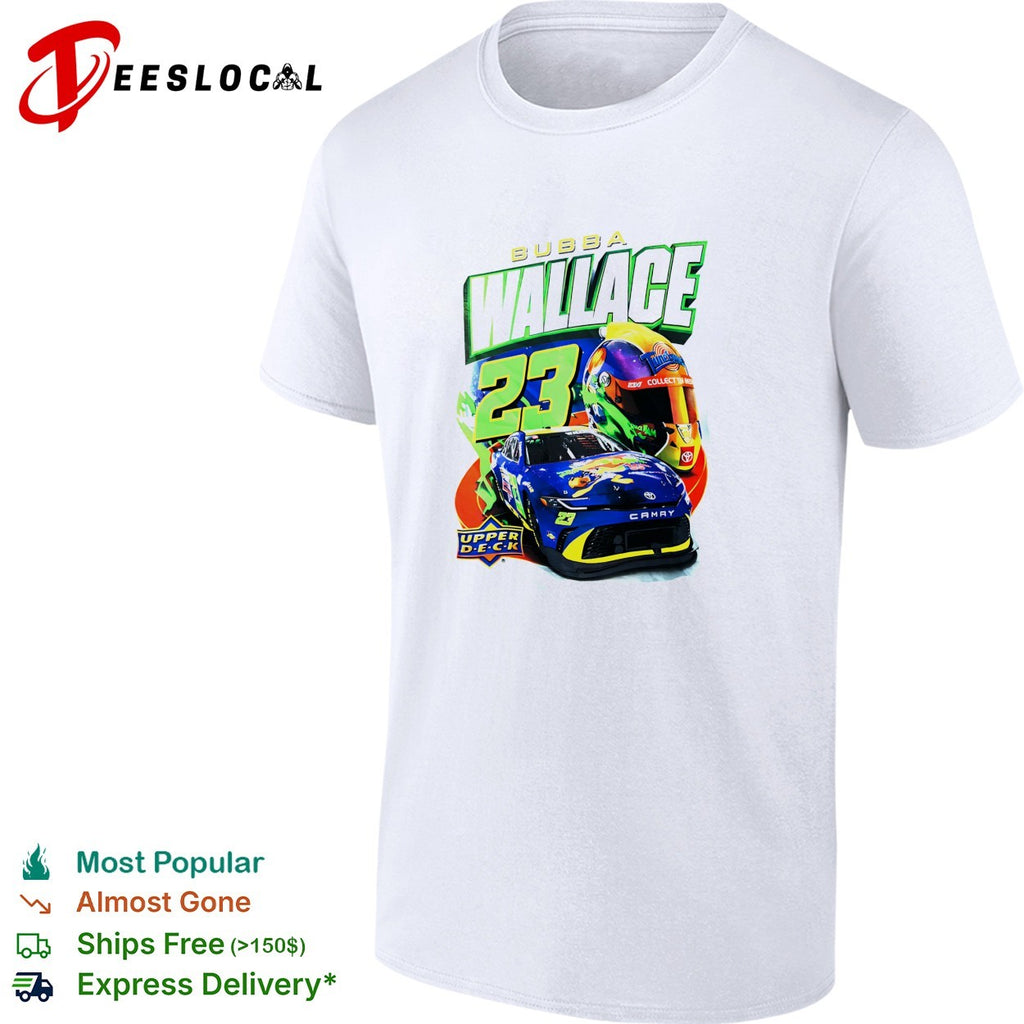 Bubba Wallace NASCAR number 23 Toyota Camry Upper Deck shirt