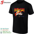 Bumuri skull rifle fire Japanese kanji warning shirt