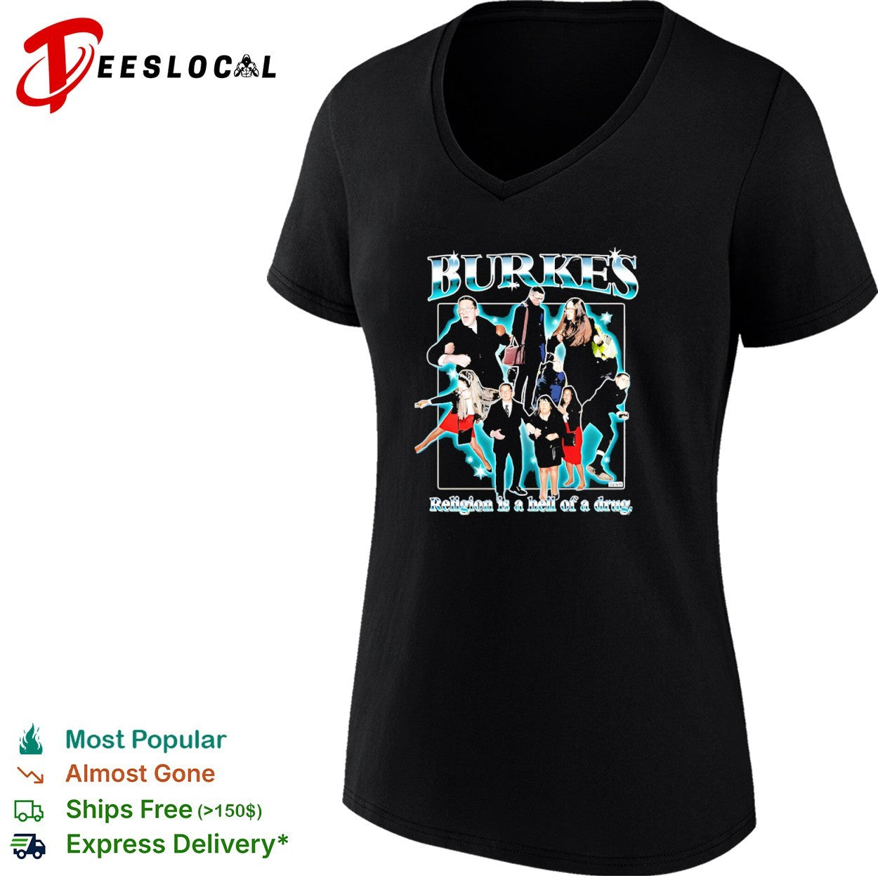 Burkes Enoch and Ammi Burke Religion is a hell of a drug shirt