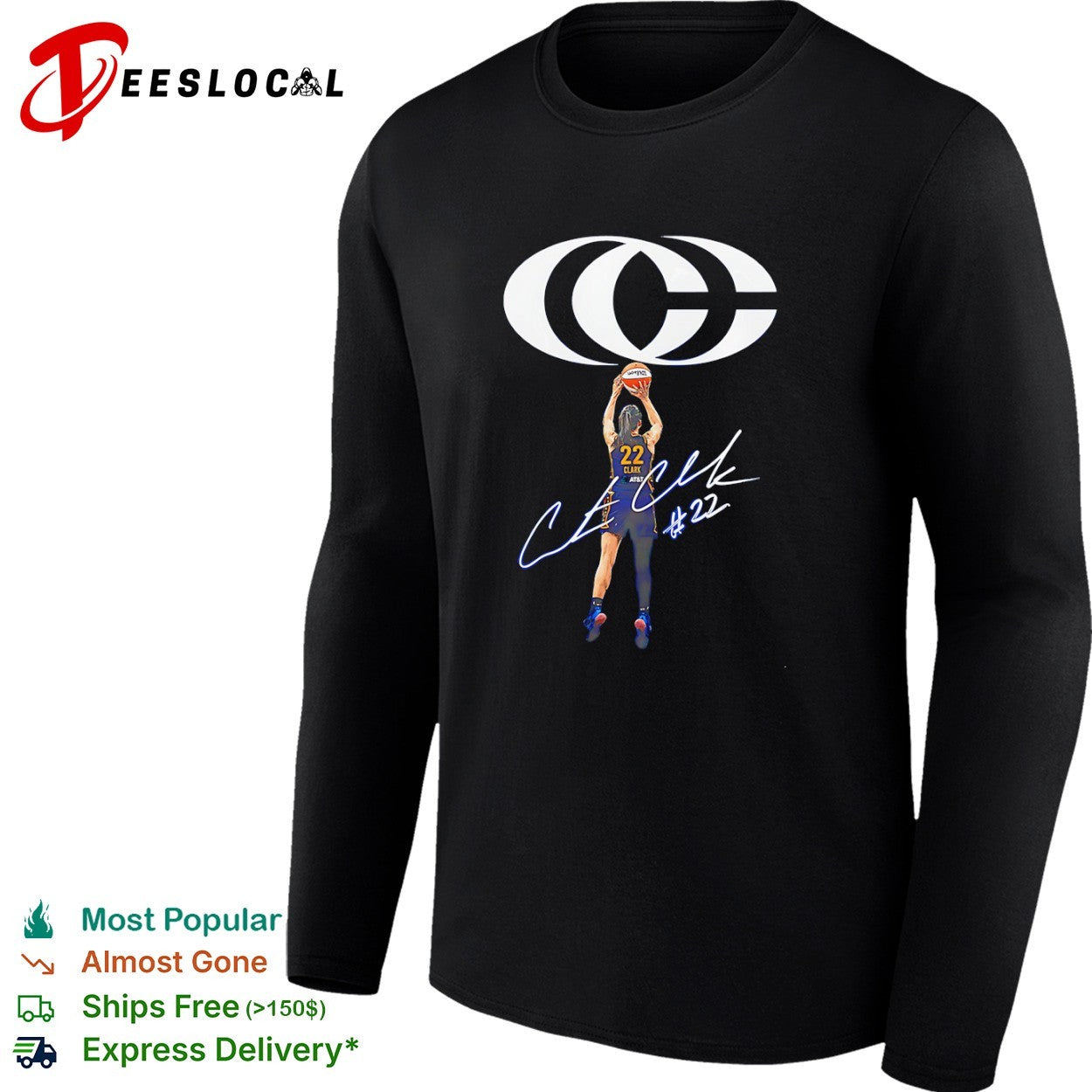 Caitlin Clark Indiana Fever WNBA signature shirt