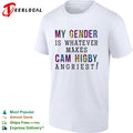 Cam Higby My gender is whatever makes angriest glitter shirt