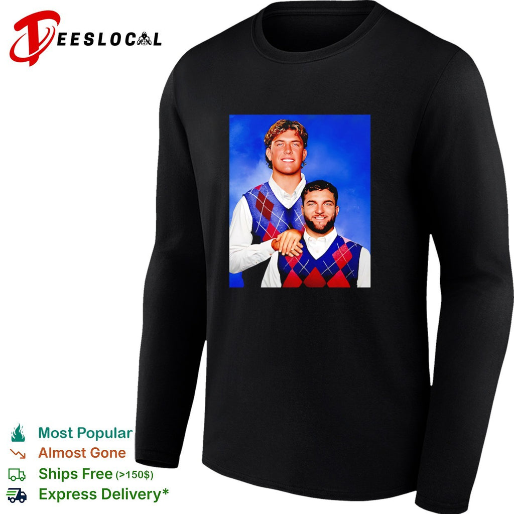 Cam Skattebo and Jaxson Dart Step Brothers shirt