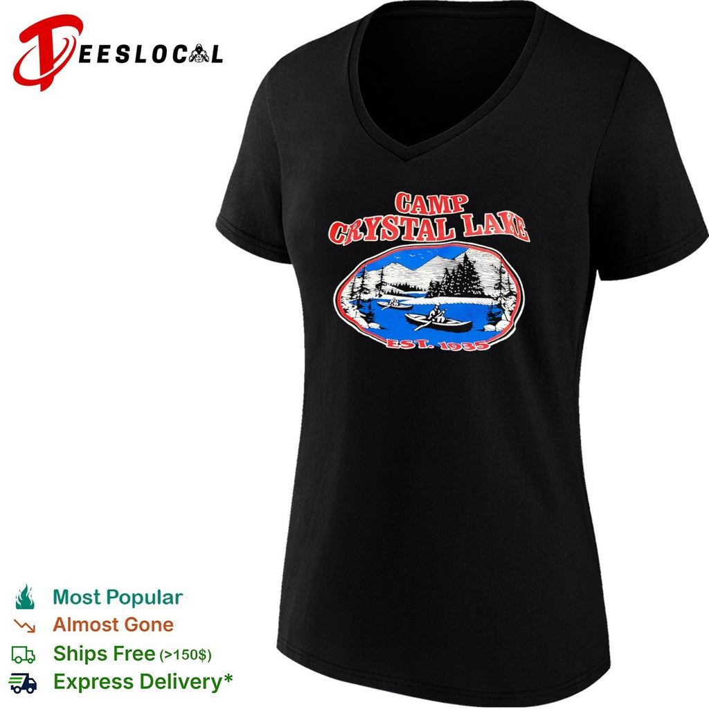 Camp Crystal Lake Friday the 13th Horror Movie Est 1935 Lake Cabin Summer Camp shirt