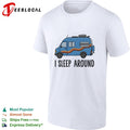 Camper van I sleep around van life shirt