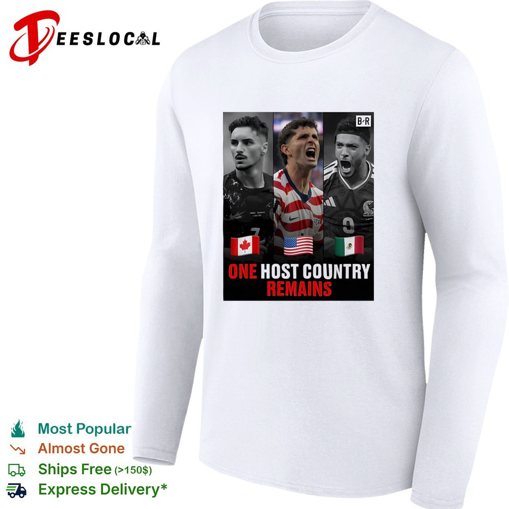 Canada USA Mexico World Cup 2026 one host country remains shirt