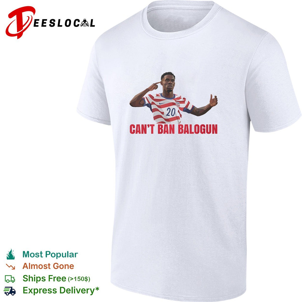 Can’t ban Folarin Balogun because his having Trump meme shirt