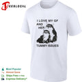 Cat and kitten I love my GF and her tummy issues funny shirt