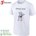 Catvin Klein parody cat drawing shirt