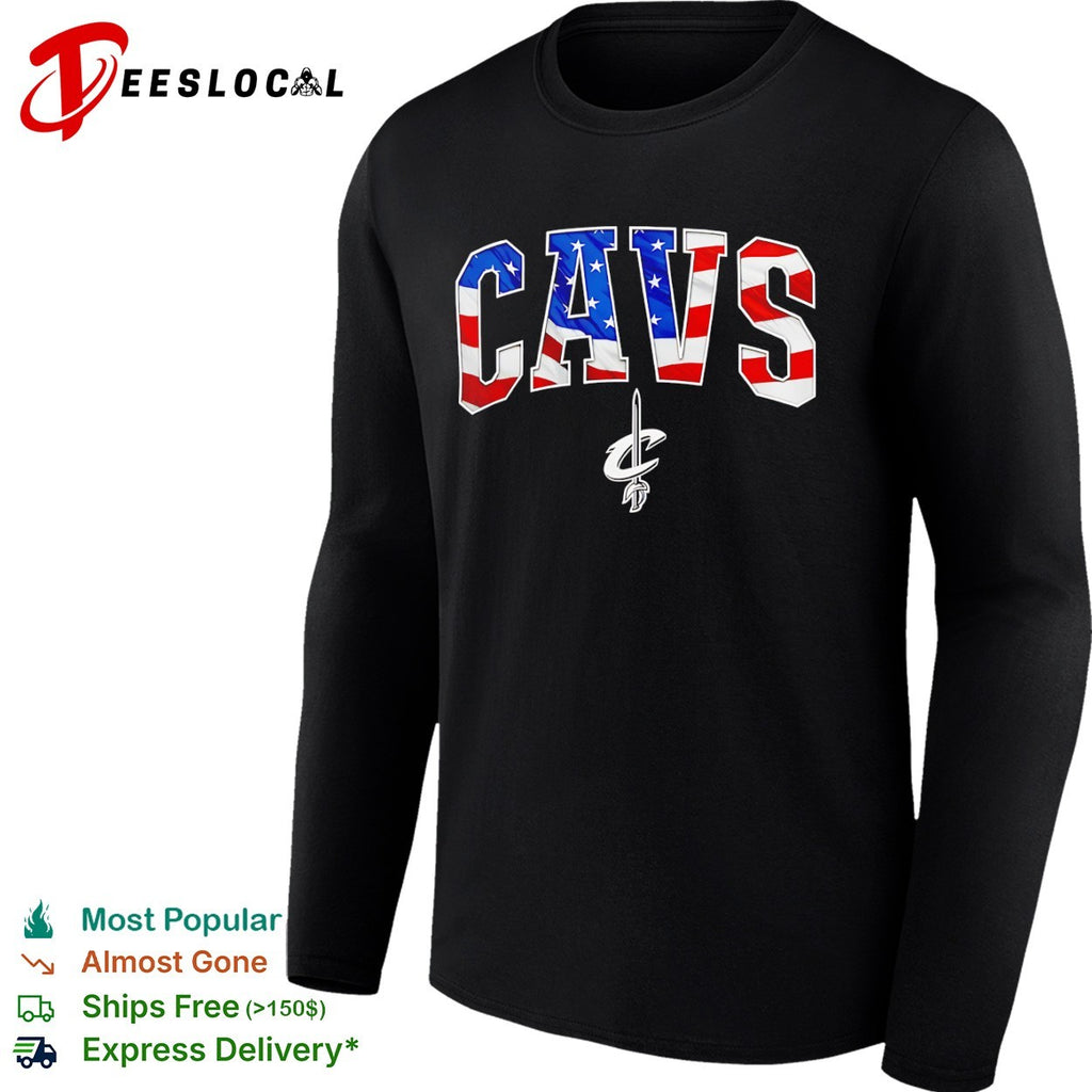 Cavs Cleveland Cavaliers American Flag Basketball shirt