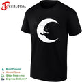 Celestial Moon Hugging Cresent Night Sky Space shirt
