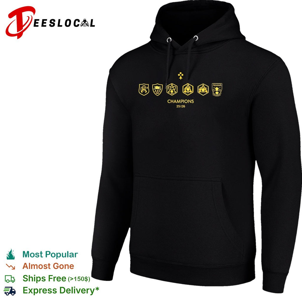 Champions 2025 2026 Arsendi logo shirt