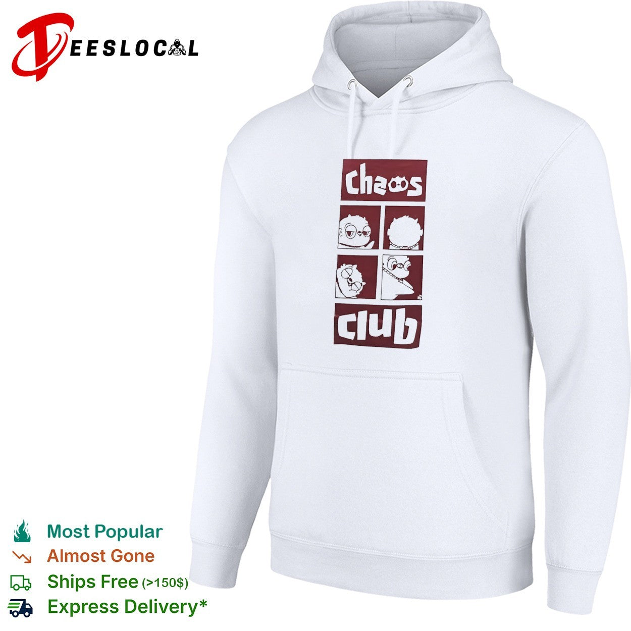Chaos Club cartoon shirt