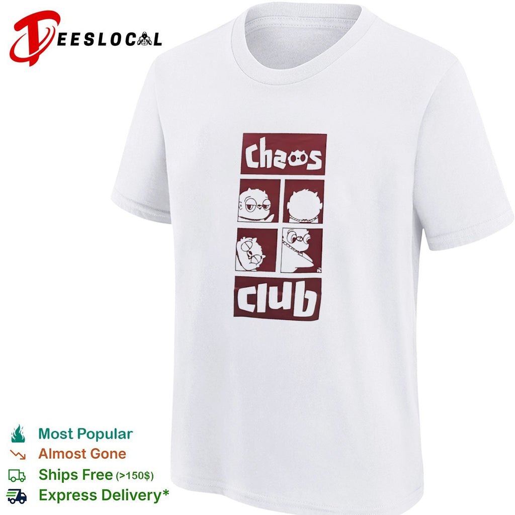 Chaos Club cartoon shirt