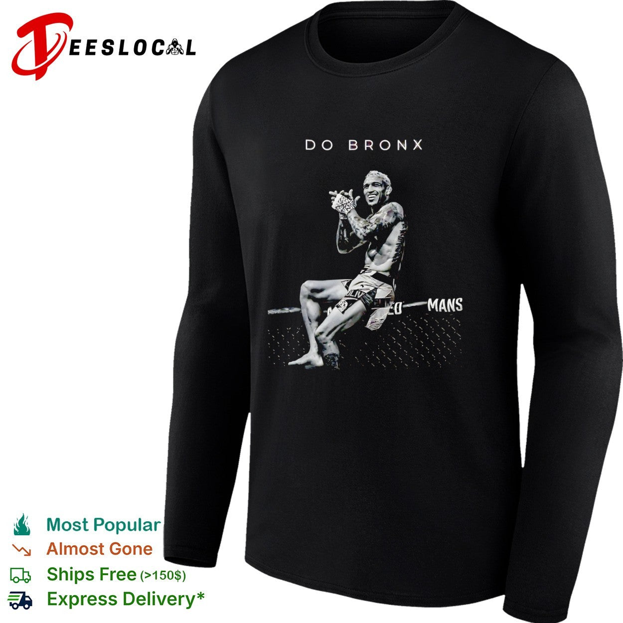 Charles Oliveira Do Bronx UFC MMA Fighter Mixed shirt