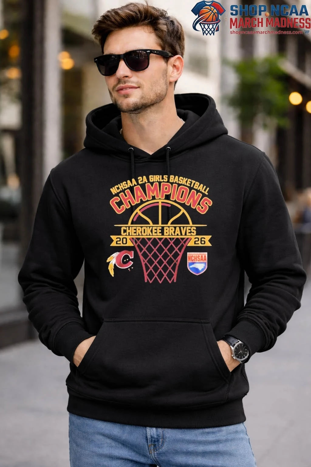 Cherokee Braves NCHSAA 2A Girls Champions 2026 T-Shirt Cherokee Braves hirt