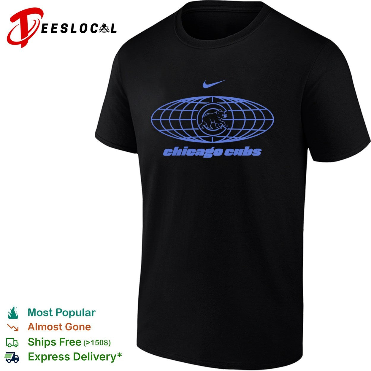 Chicago Cubs Globe Logo shirt