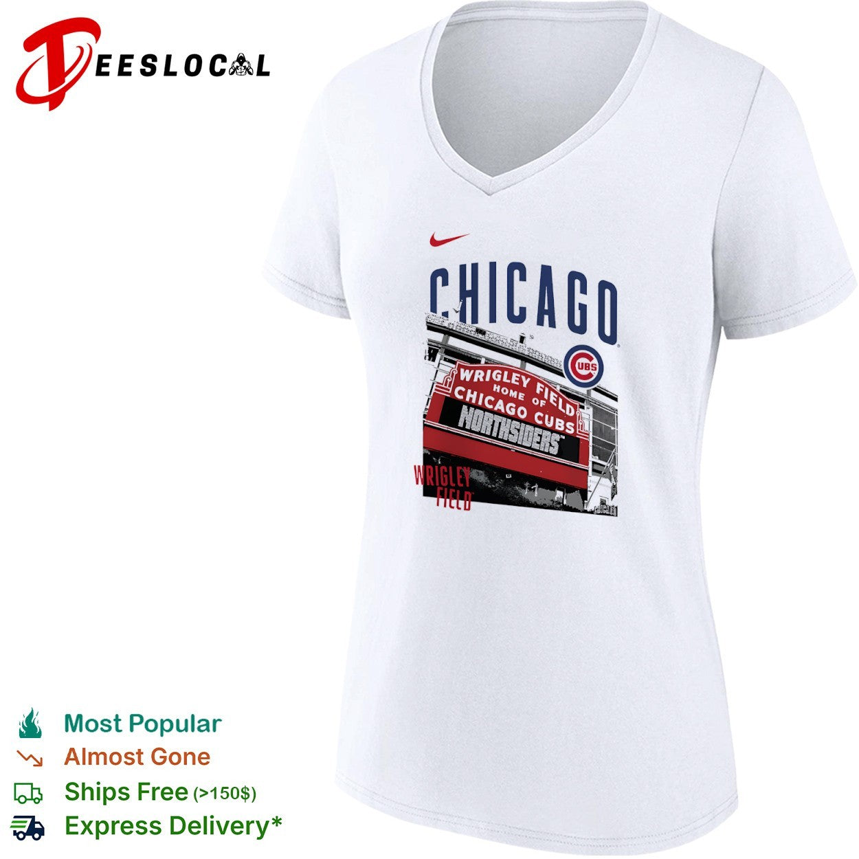 Chicago Cubs Wrigley Field Home of Northsiders MLB shirt