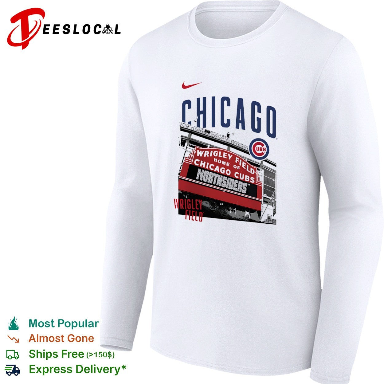 Chicago Cubs Wrigley Field Home of Northsiders MLB shirt