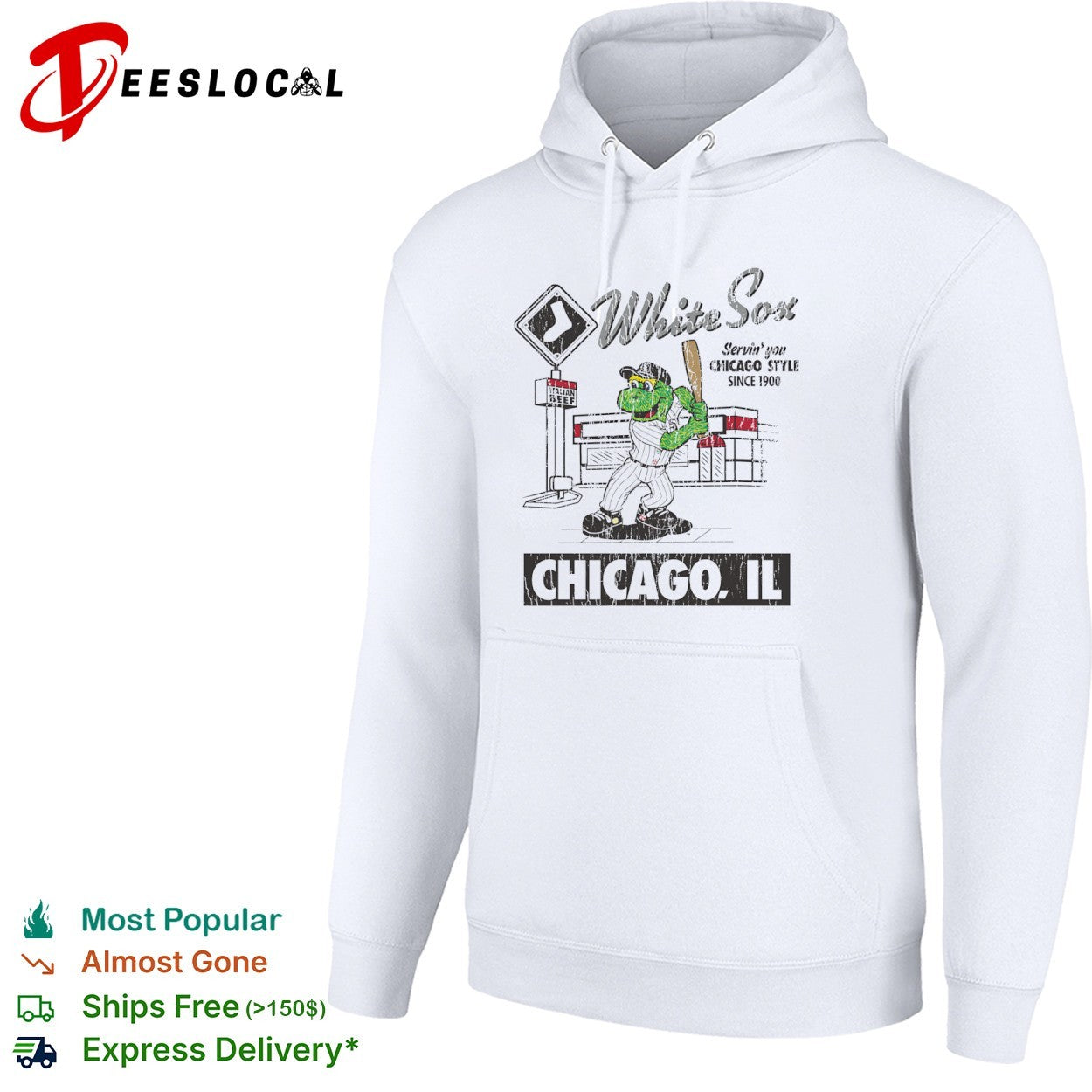 Chicago White Sox Style Since 1900 Italian Beef mascot baseball player shirt