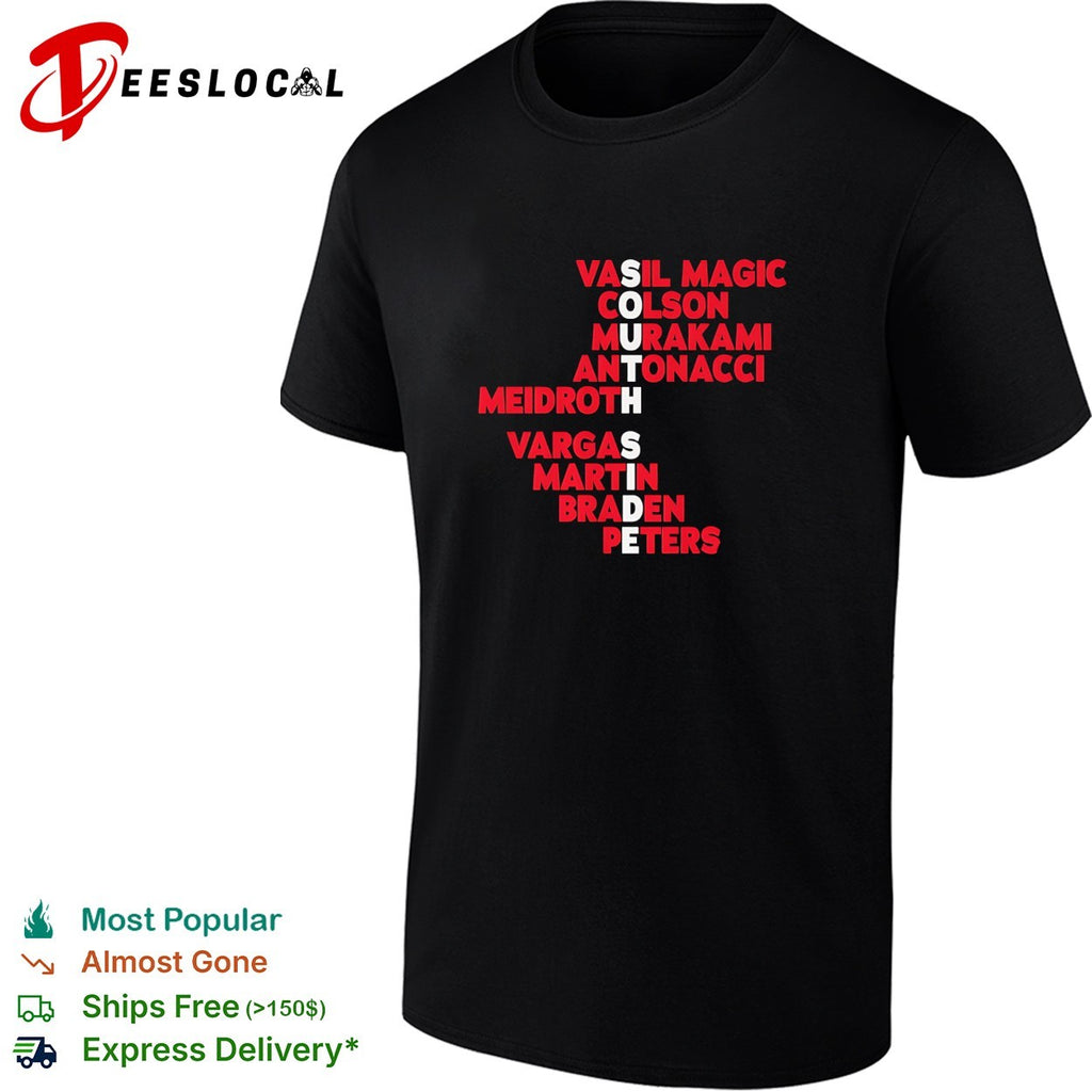 Chicago White Sox southside players names roster shirt