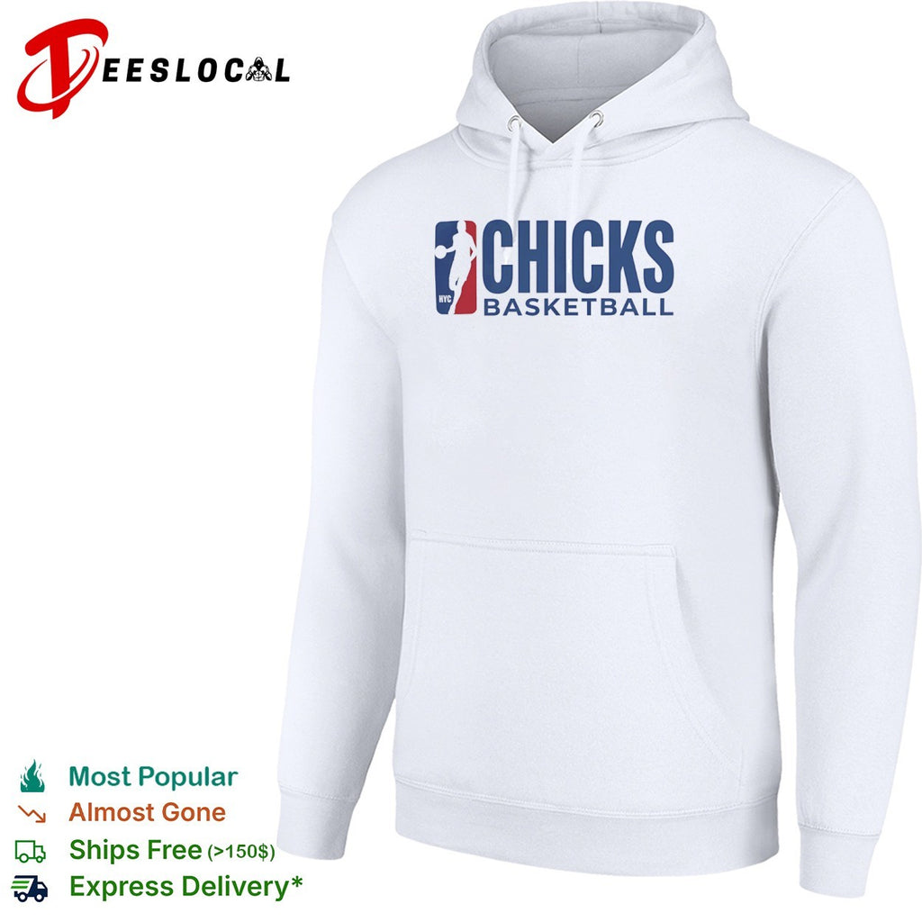 Chicks Basketball Parody NBA Logo Shirt