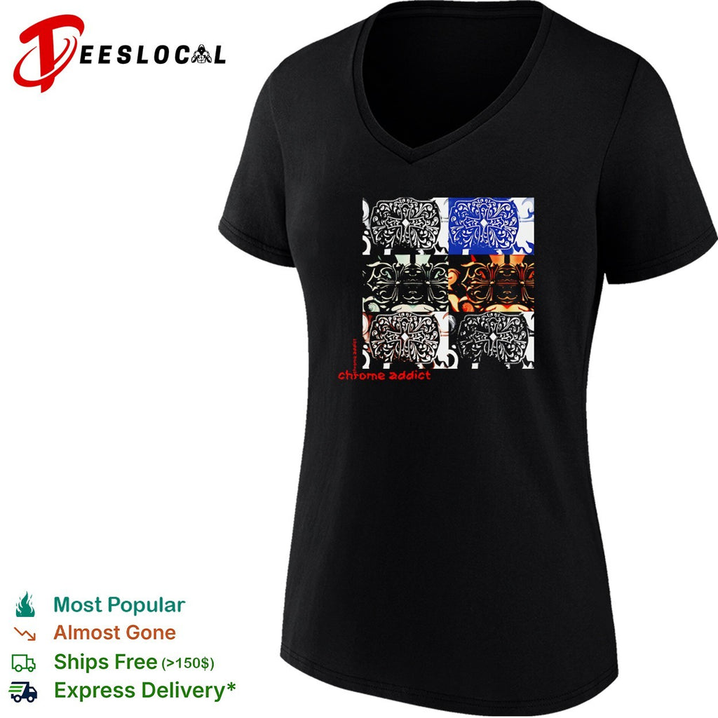 Chrome Addict Cross Ornamental Motif shirt