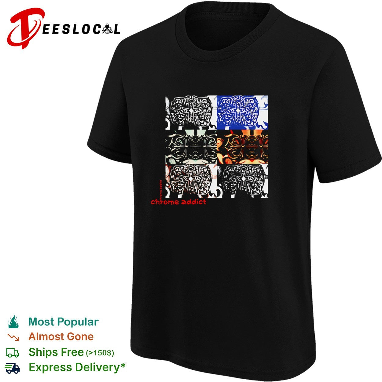 Chrome Addict Cross Ornamental Motif shirt