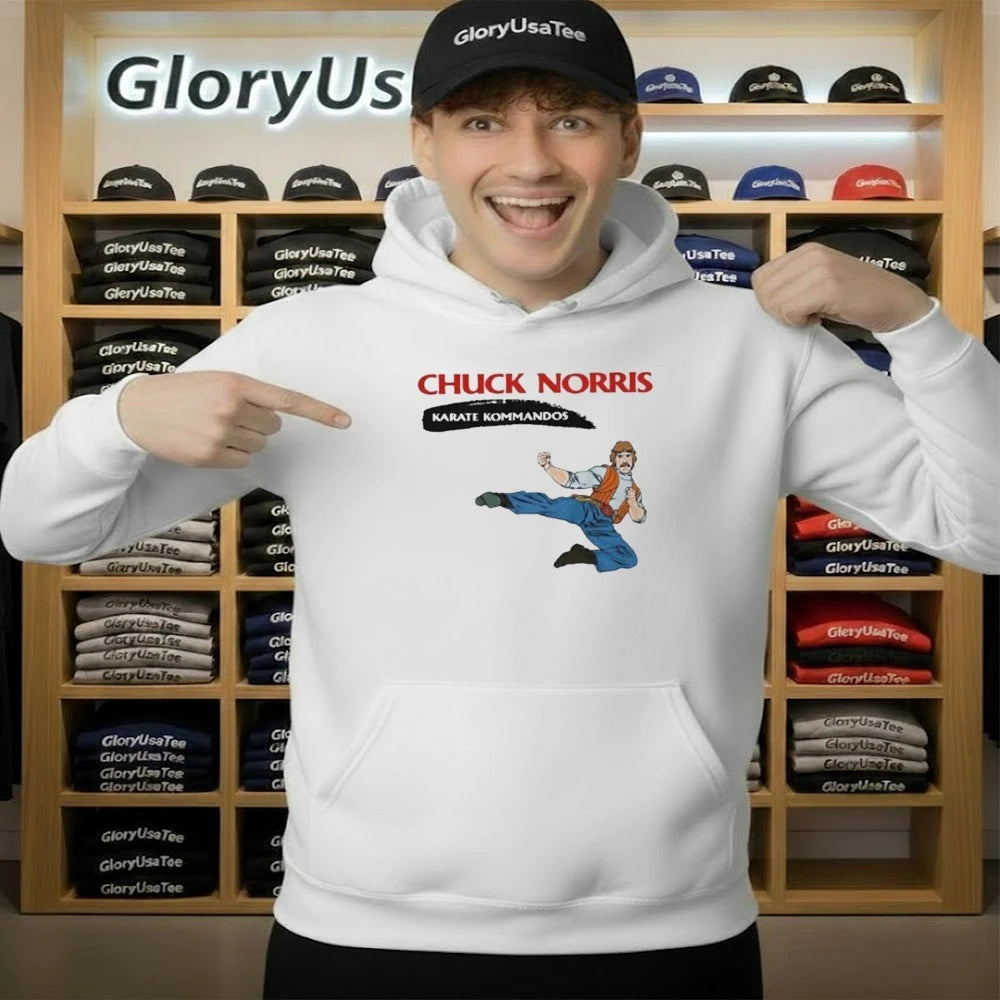 Chuck Norris Karate Kommandos Retro 80s Cartoon Shirt