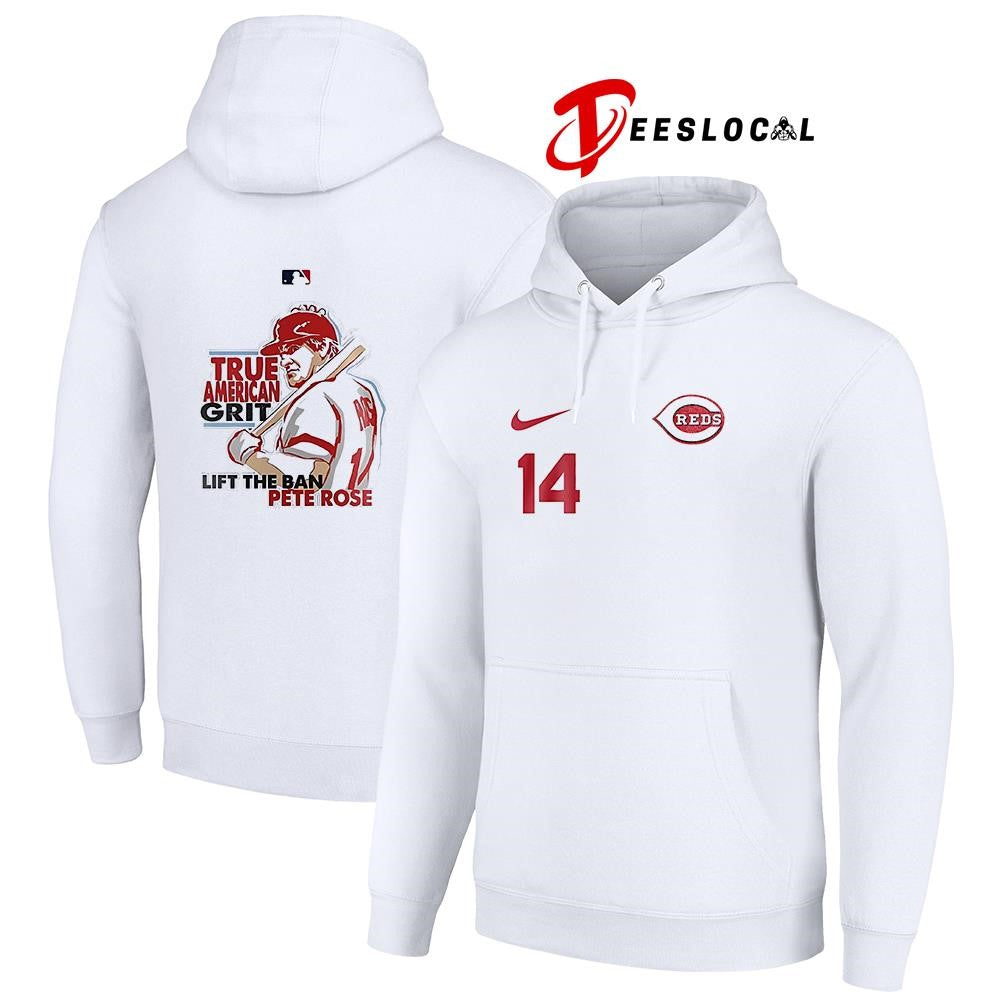 Cincinnati Reds x Pete Rose true American grit lift the ban graphic shirt