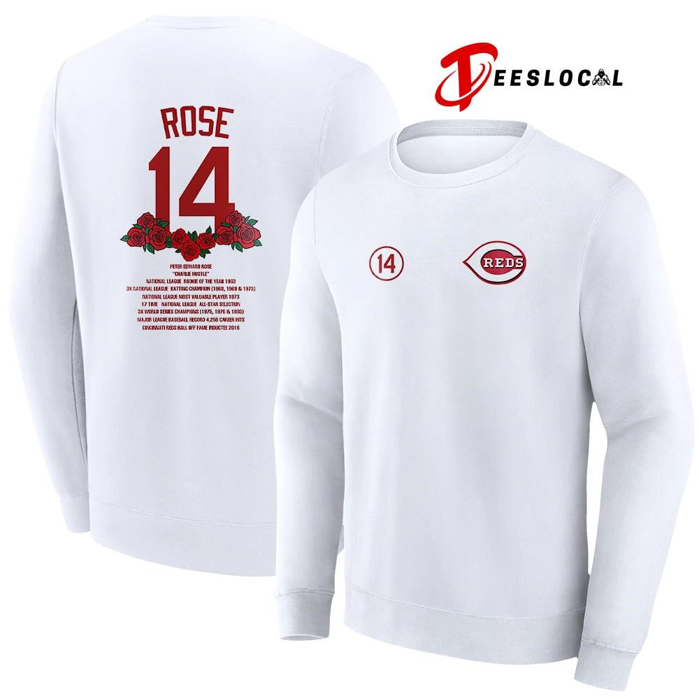 Cincinnati Reds x Snoop Dogg Postgame Rose name and number concert shirt