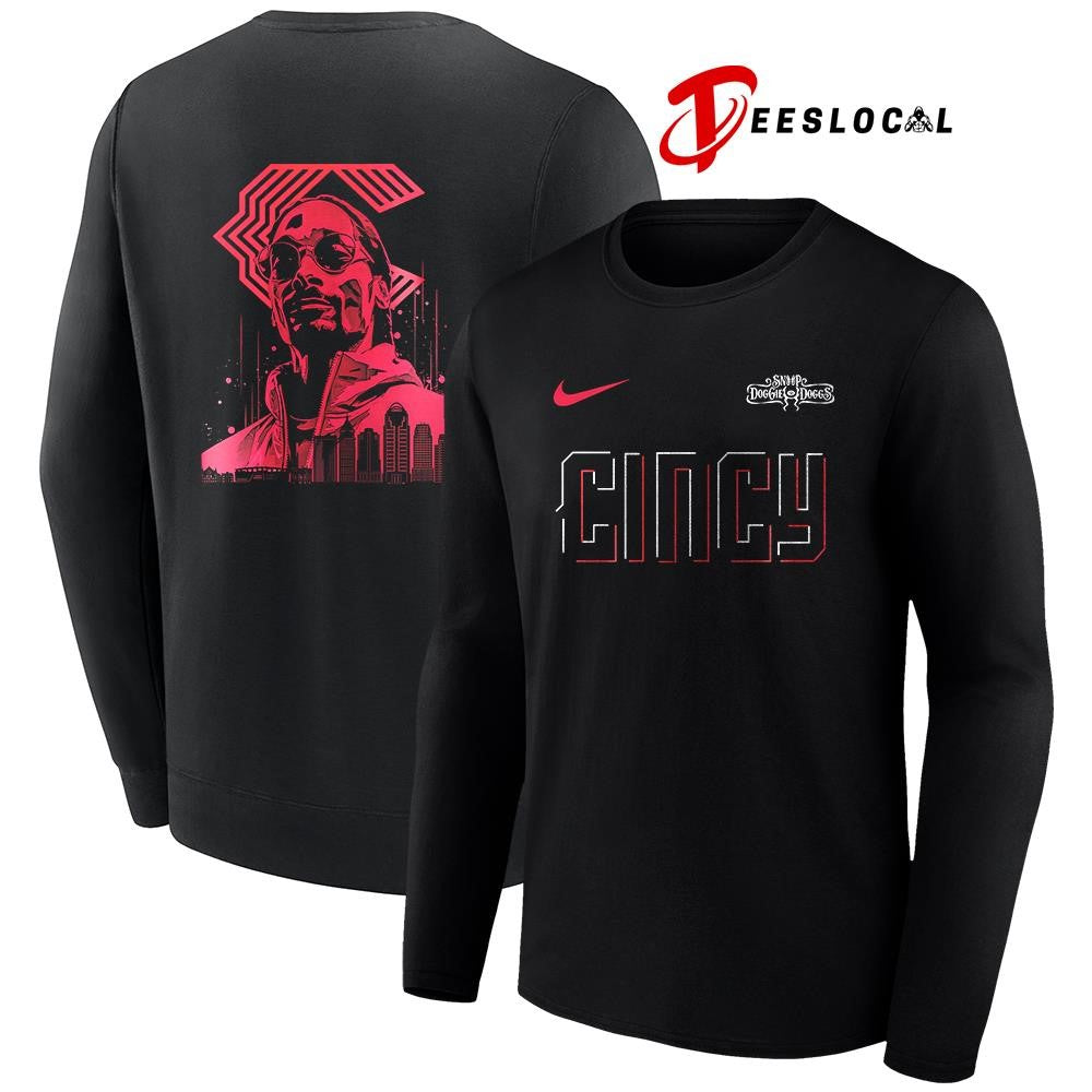 Cincinnati Reds x Snoop Dogg Postgame portrait shirt