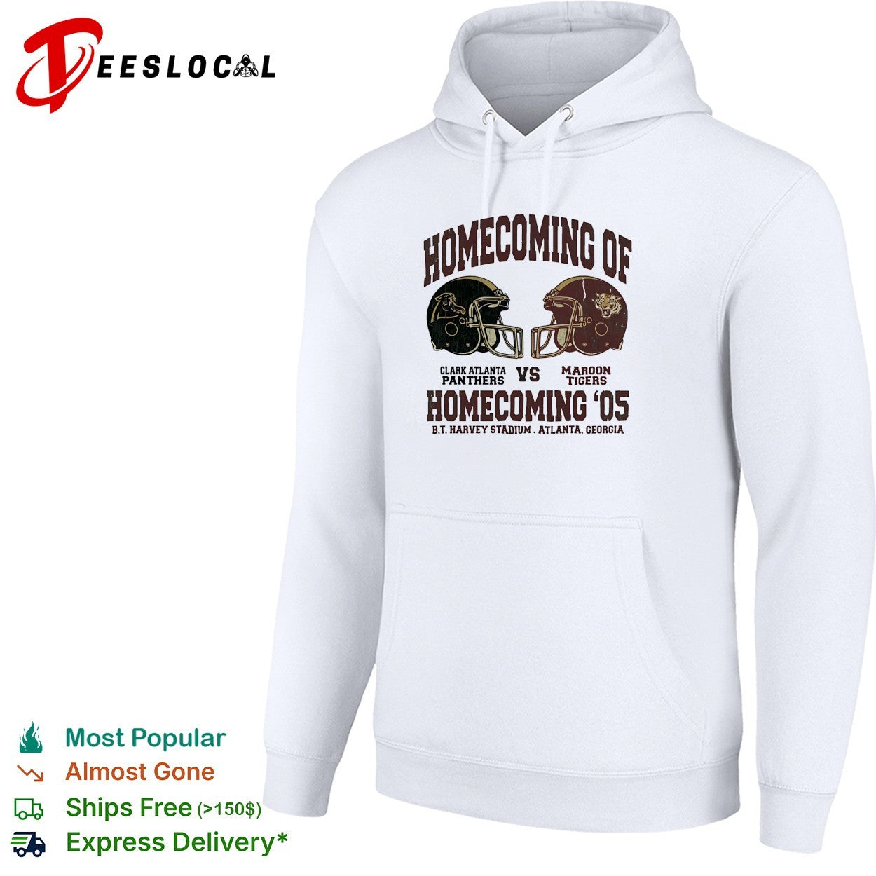 Clark Atlanta Panthers vs Maroon Tigers homecoming 2005 BT Harvey Stadium shirt