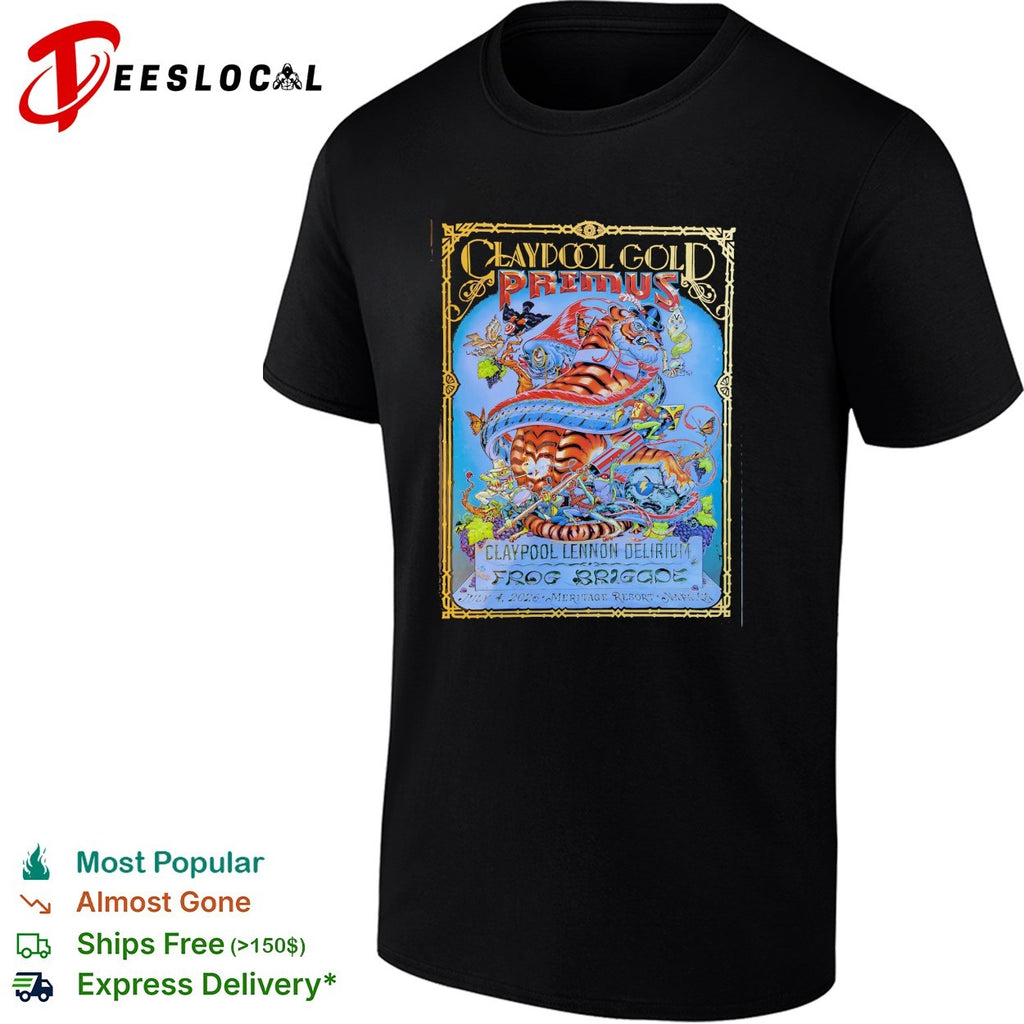 Claypool Lennon Delirium Primus Frog Brigade Napa CA July 4 2026 shirt