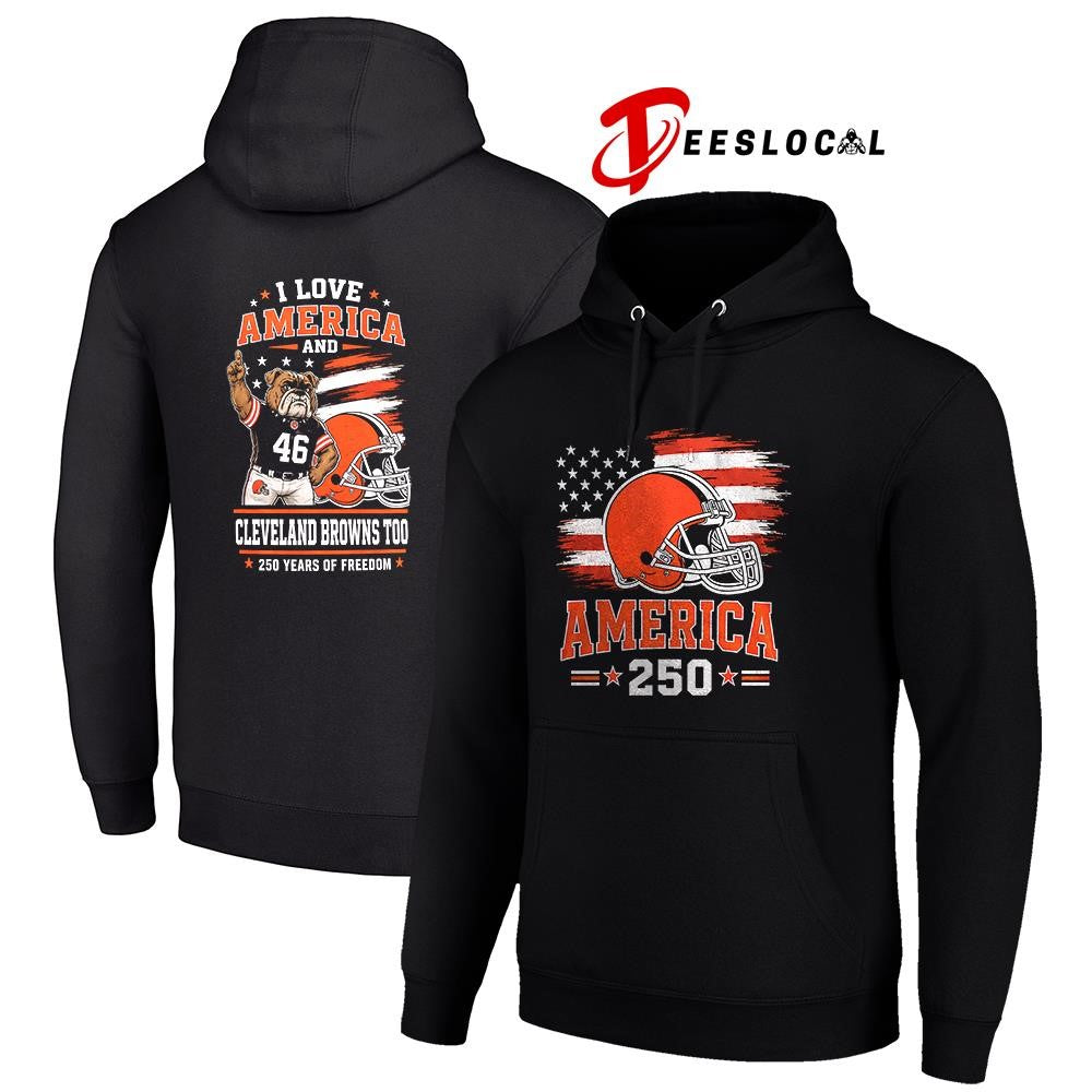Cleveland Browns 250 years of freedom mascot shirt