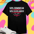 Cleveland Guardians Jose Ramirez 11 50 Dominican 50 Clevelander Signature Shirts