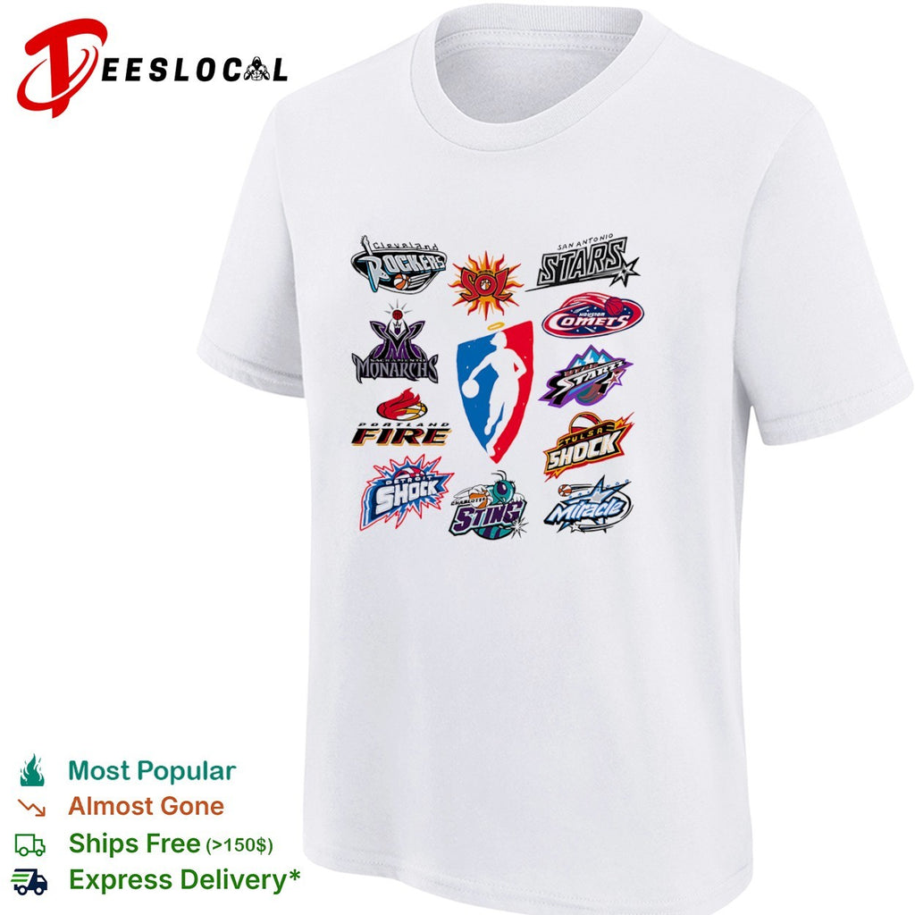 Cleveland Rockers Miami Sol San Antonio Stars Sacramento Monarchs WNBA team shirt