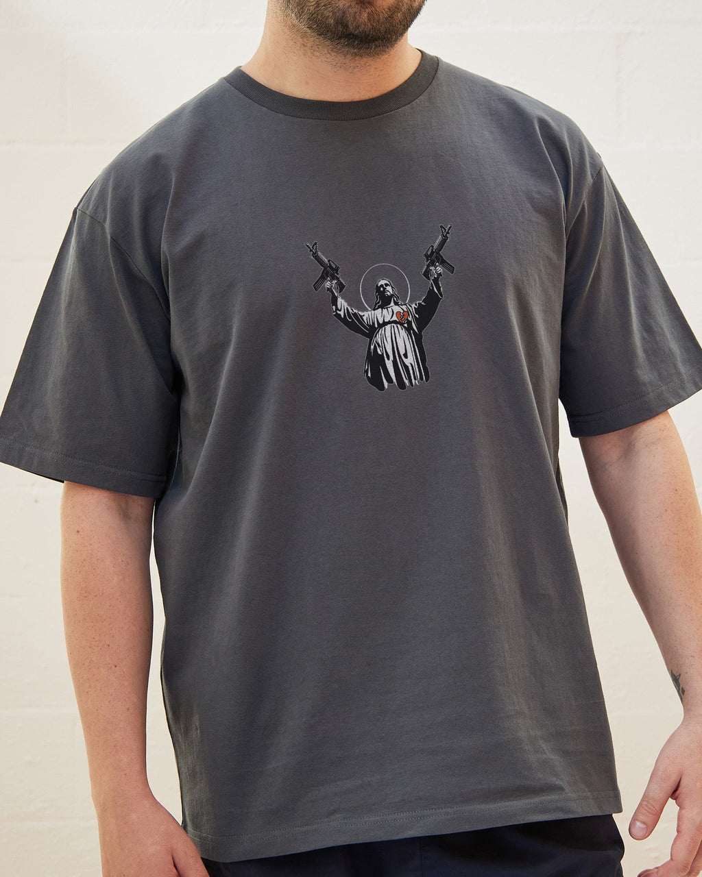 Machine Gun Christ T-Shirt