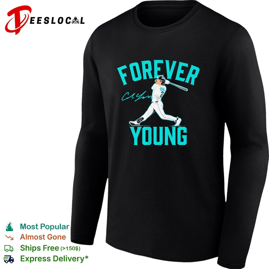 Cole Young Seattle Mariners baseball Forever Young signature shirt