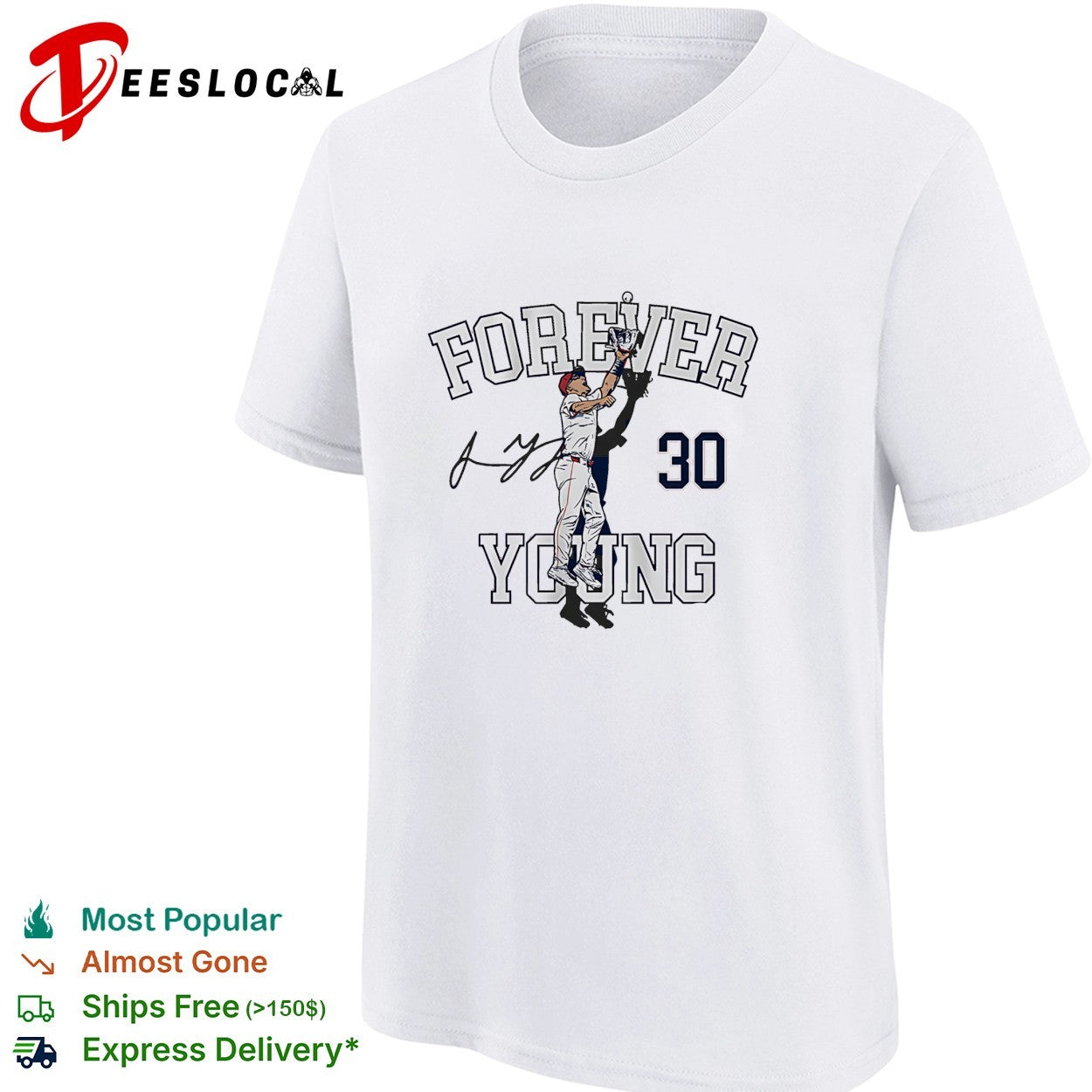 Cole Young Washington Nationals baseball Forever Young signature shirt