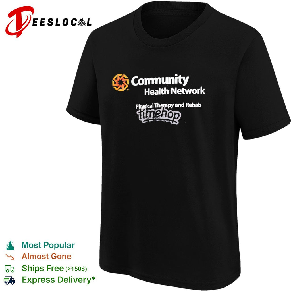 Community Health Network physical therapy and rehab timehop logo shirt
