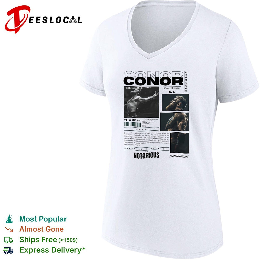 Conor McGregor The Notorious UFC First Double Champion Shirt