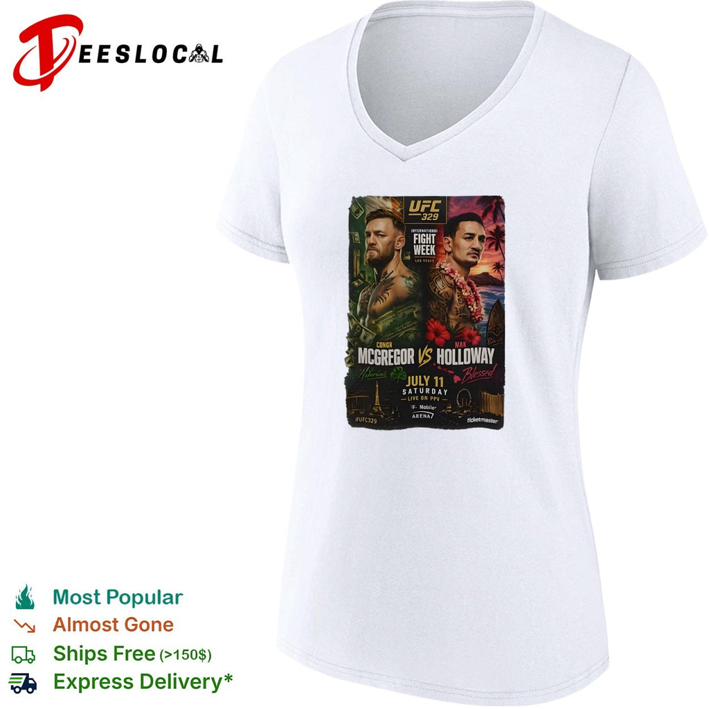 Conor McGregor vs Max Holloway UFC 329 International Fight Week July 11 shirt