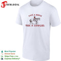 Cowgirl riding horse save a horse ride a cowgirl shirt