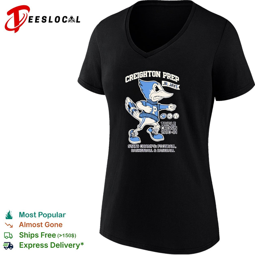 Creighton Prep Jr Jays Triple Crown 1980 1981 shirt